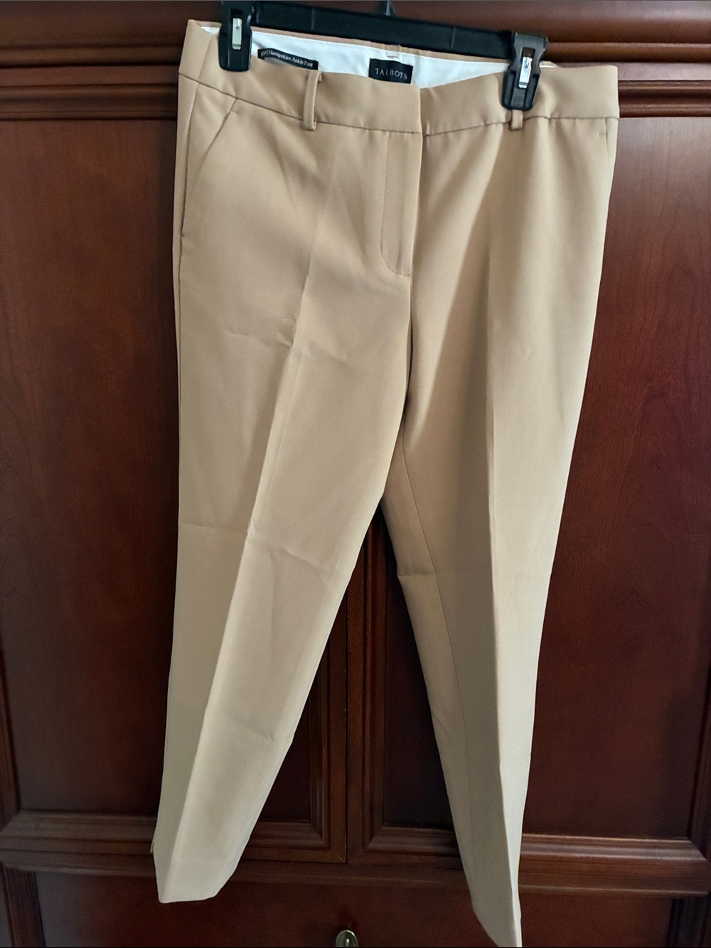Talbots womens Khaki Dress Pants - Straight Leg